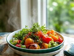 Repas sain et coloré